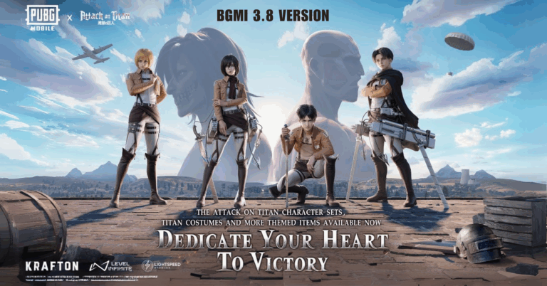 BGMI 3.8 Update: New “Attack on Titan” Themed Mode Unleashes Titan-Sized Action
