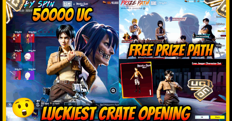 BGMI 3.8 x Attack on Titan: Full Breakdown of New Items, Skins & Rewards